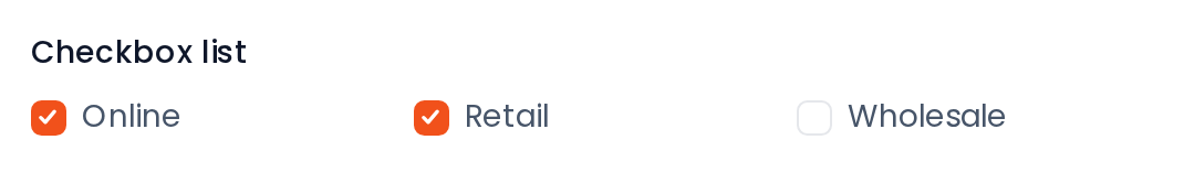 CheckboxList