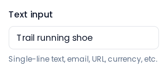 TextInput