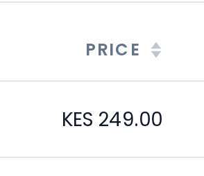 Currency column